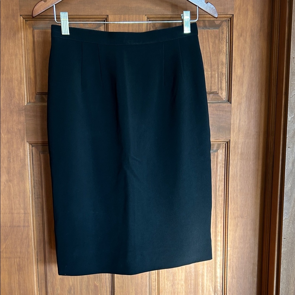 Karl Lagerfeld Classic Black Pencil Skirt